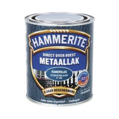 Hammerite direct over roest metaallak hamerslag blauw (H128) - 750 ml.
