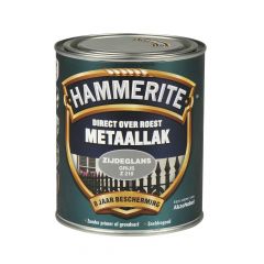 Hammerite direct over roest metaallak zijdeglans grijs - 750 ml.