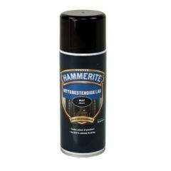 Hammerite hittebestendige lak mat zwart - 400 ml.