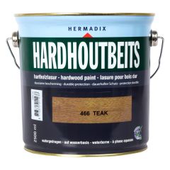 Hermadix hardhoutbeits teak - 2,5 liter