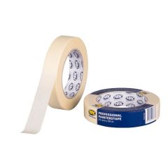 HPX Masking Tape - afplaktape - crèmewit - 25 mm x 50 meter