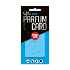 Lafita Parfum Card Alésia - Luchtverfrisser - Lichtblauw - Kruidig & Houtig