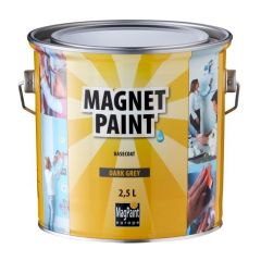 Magpaint magneetverf donkergrijs - 2,5 liter