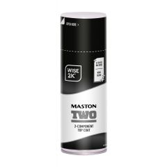 Maston 2K Top Coat - Anti Roest - Hoogglans - Gitzwart (RAL 9005) - Spuitlak - 400 ml