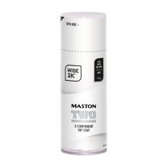 Maston 2K Top Coat - Anti Roest - Mat - Wit (RAL 9010) - Spuitlak - 400 ml