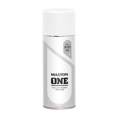 Maston ONE - spuitlak - zijdeglans - wit (RAL 9010) - 400 ml
