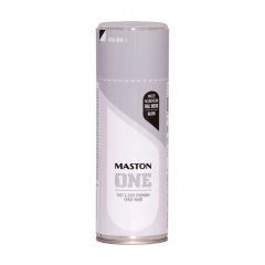 Maston ONE - spuitlak - hoogglans - aluminiumkleurig (RAL 9006) - 400 ml