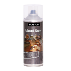 Maston Wood Stain Spray - Hoogglans - Donker Walnoten - Kleurspray voor hout - 400 ml