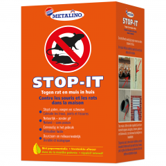 Metalino STOP-IT - tegen ratten en muizen in huis - 17 roestvrij staalwol rollen