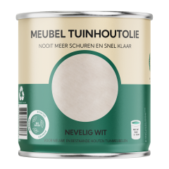 Meubel Tuinhoutolie - nevelig wit - teak olie - biobased - 750 ml