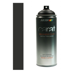 Motip Carat lak traffic black mat - 400 ml.