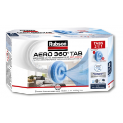 Rubson vochtopnemer Aero 360 navulling neutraal - 4 x 450 gram