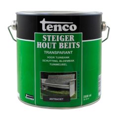 Tenco steigerhoutbeits antraciet - 2,5 liter