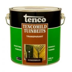 Tenco tencomild tuinbeits transparant donkerbruin - 2,5 liter