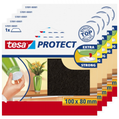 Tesa protect vilt bruin - 100 x 80 mm.