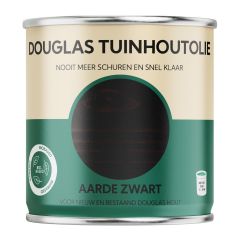 Douglas Tuinhoutolie - aarde zwart - douglas olie - biobased - 750 ml