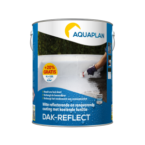 Aquaplan Dak-Reflect - renoverende en koelende coating - verhoogt rendement zonnepanelen - 4,8 liter