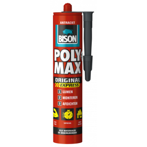 Bison poly max express - antraciet