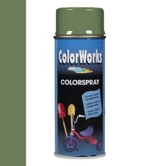 Motip Colorspray hoogglanslak RAL 6011 reseda groen - 400 ml.