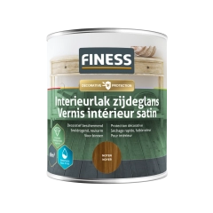 Finess Interieurlak zijdeglans - noten - 750 ml.