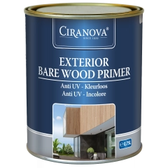 Ciranova Exterior Bare Wood Primer - Kleurloos - Beschermende Houtprimer - 750 ml