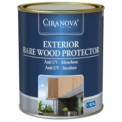 Ciranova Exterior Bare Wood Protector - Kleurloos - Houtbeschermer - 750 ml