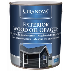 Ciranova Exterior Wood Oil Opaque - Dekkende Houtolie - 2,5 liter
