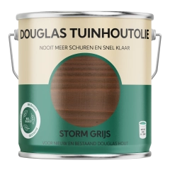 Douglas Tuinhoutolie - storm grijs - douglas olie - biobased - 2,5 liter