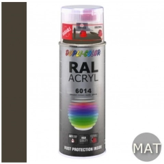 Dupli-Color acryllak mat RAL 6014 olijf geel - 400 ml