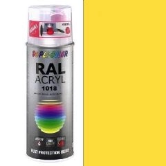 Dupli-Color acryl hoogglans RAL 1018 zinkgeel - 400 ml.