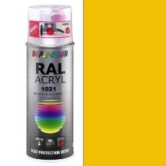 Dupli-Color acryl hoogglans RAL 1021 koolzaadgeel - 400 ml.