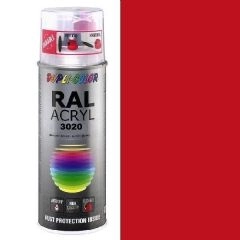 Dupli-Color acryl hoogglans RAL 3020 verkeersrood - 400 ml.