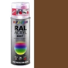 Dupli-Color acryl hoogglans RAL 8007 reebruin - 400 ml.