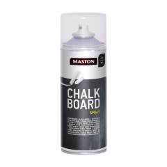 Maston Chalkboard Spuitverf - Mat - Zwart - Schoolbord spuitlak - 400 ml