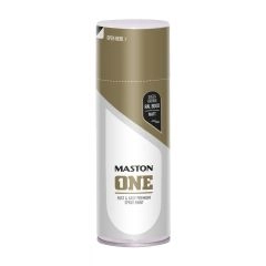 Maston ONE - spuitlak - mat - groenbruin (RAL 8000) - 400 ml