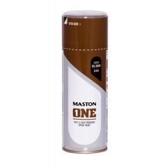 Maston ONE - spuitlak - hoogglans - olijfbruin (RAL 8008) - 400 ml