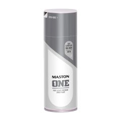 Maston ONE - spuitlak - zijdeglans - grijs aluminiumkleurig (RAL 9007) - 400 ml