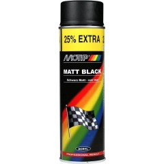 Motip acryllak mat zwart (04006) - 500 ml
