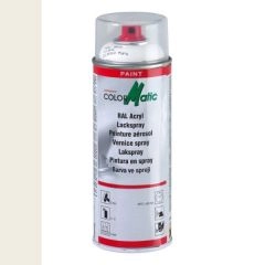 Motip ColorMatic Professional lakspray RAL 9010 rijnwit hoogglans - 400 ml.