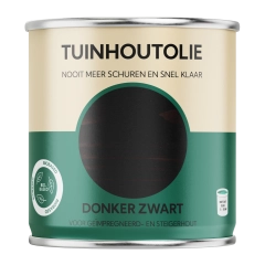 Tuinhoutolie - donker zwart - voor geïmpregneerd tuinhout - biobased - 750 ml